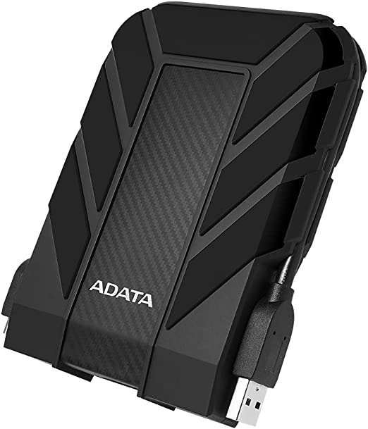 ADATA Disco Duro Externo HDD HD710P,4 TB, Resistente a golpes,agua y polvo, certificación grado militar, Color Negro